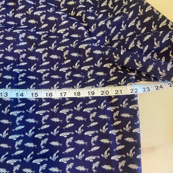 JOHNNIE-O TOTTENHAM HANGIN' OUT BUTTON DOWN SHIRT IN WAKE SIZE M MEDIUM TROPICAL - Picture 7 of 11